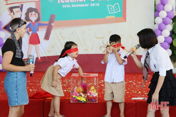 “Happy Teacher’s day” ở Trường Mầm non iSchool Hà Tĩnh