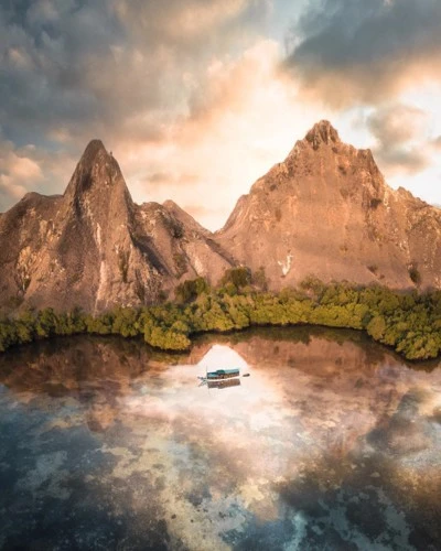 Ngỡ ngàng vẻ hoang sơ, tươi đẹp của các vùng đất châu Á từ trên cao