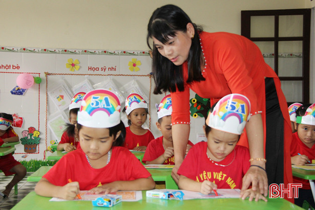 “Lạc” vào ngôi trường mầm non bậc nhất ở Nghi Xuân
