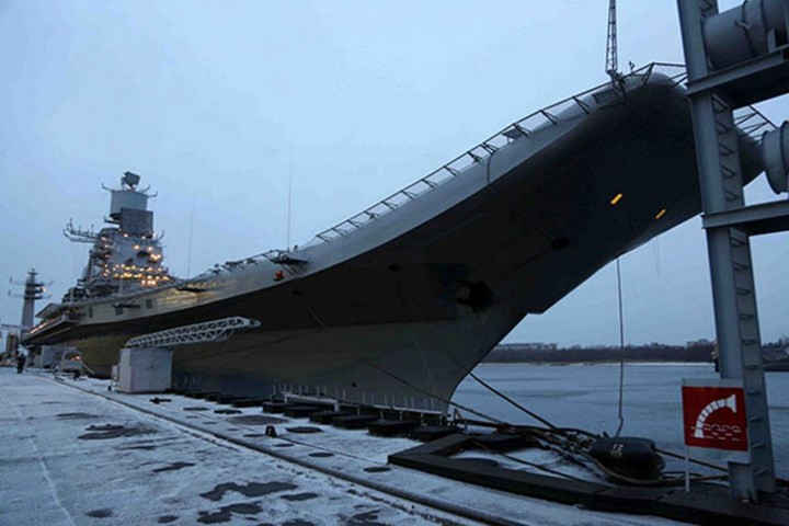 Ảnh: Tàu sân bay chủ lực INS Vikramaditya của Hải quân Ấn Độ