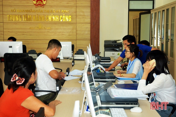 Trung tâm HCC thị xã Kỳ Anh “chạy đà” trước ngày vận hành chính thức