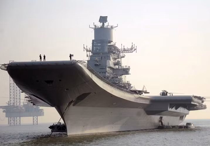 Ảnh: Tàu sân bay chủ lực INS Vikramaditya của Hải quân Ấn Độ