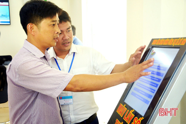 Trung tâm HCC thị xã Kỳ Anh “chạy đà” trước ngày vận hành chính thức