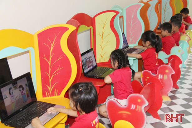 “Lạc” vào ngôi trường mầm non bậc nhất ở Nghi Xuân