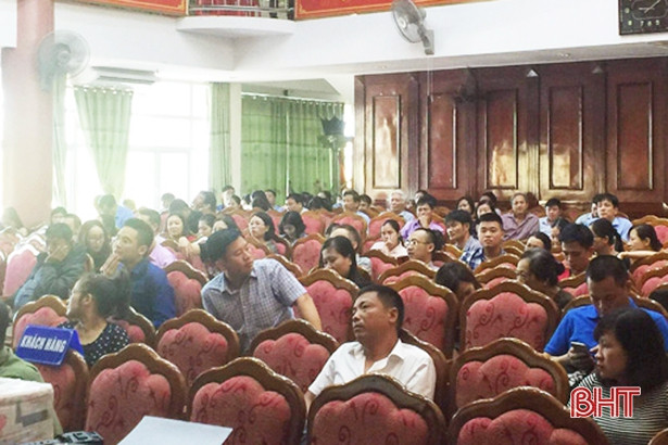 56 lô đất ở Thạch Đài vượt giá khởi điểm hơn 28 tỷ đồng