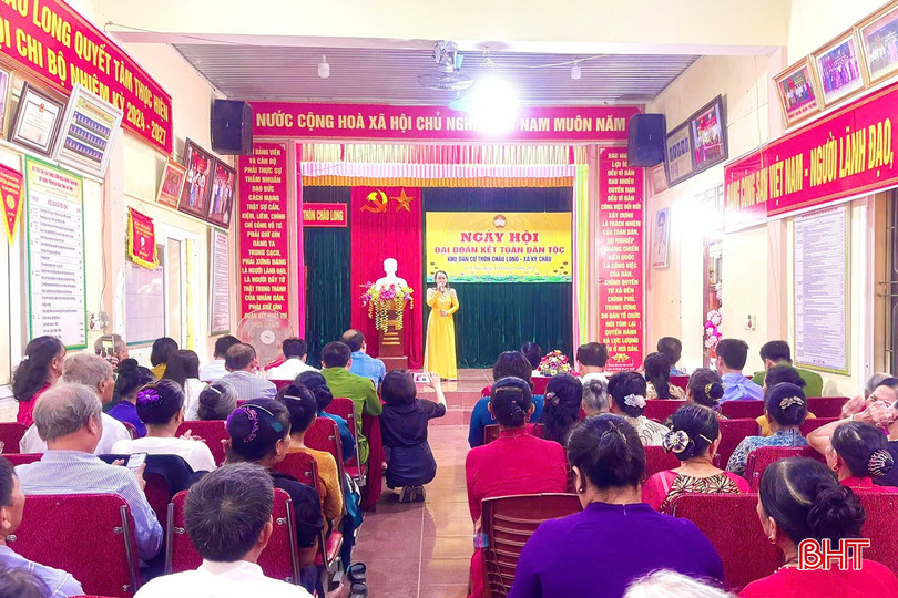 Từ sự đoàn kết, đồng thuận, phong trào “Sống tốt đời, đẹp đạo” đã trở thành nếp sống đẹp ở TDP Châu Long. bqbht_br_z7163707901129-82d914df78e133ececf78a520a326087.jpg