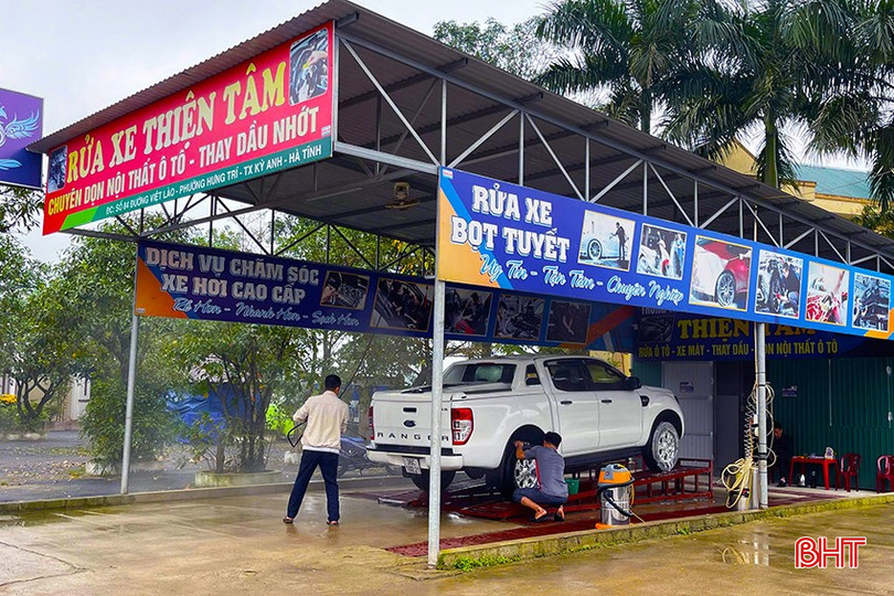 Mô hình "Rửa xe Thiện Tâm" được Công an phường triển khai từ năm 2023. bqbht_br_mo-hinh-rua-xe-thien-tam-duoc-cong-an-phuong-hung-tri-trien-khai-tu-nam-2023.jpg