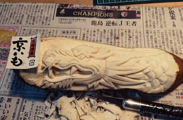 ngam cac tac pham dieu khac an tuong tren cu qua cua nghe nhan nhat ban