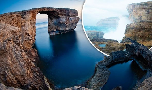 cong vom da azure window noi tieng sup xuong bien