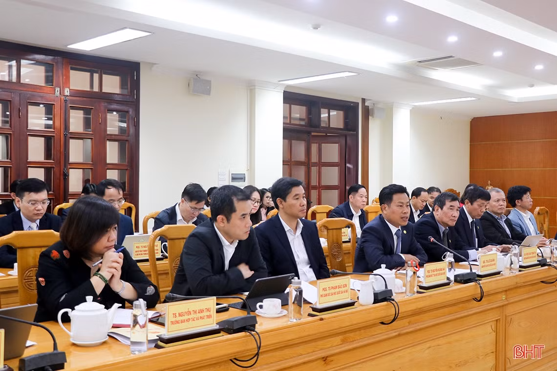 Mở rộng cơ hội cho Hà Tĩnh trong đào tạo nguồn nhân lực, nghiên cứu khoa học, chuyển giao công nghệ