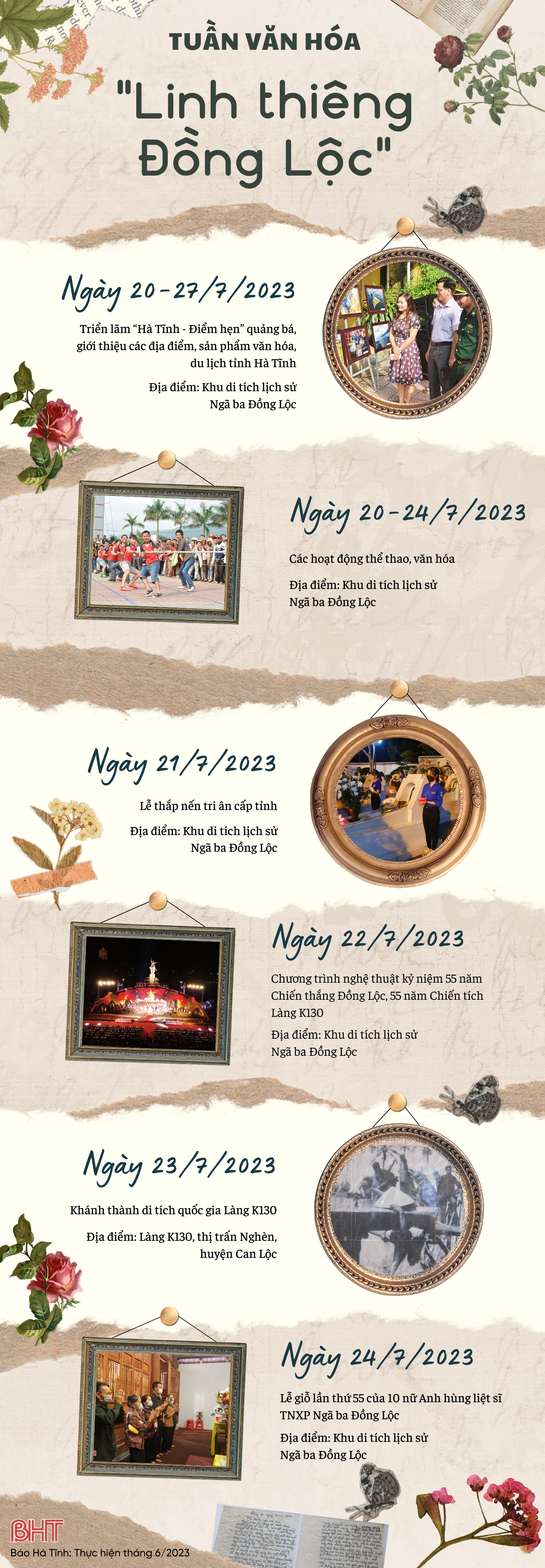 Infographics: Các sự kiện tại Tuần văn hóa “Linh thiêng Đồng Lộc”