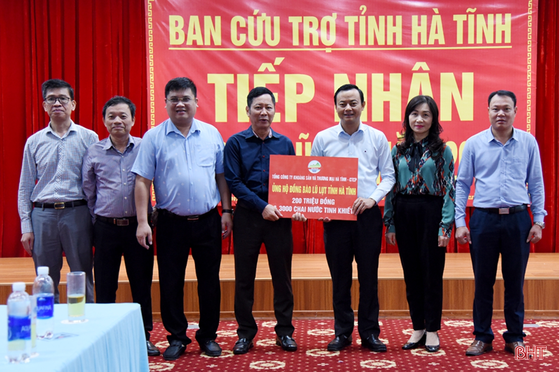 Lãnh đạo tỉnh cảm ơn tấm lòng của đồng bào cả nước hướng về Hà Tĩnh