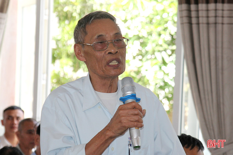 Cử tri Trần Xuân Thiện – Bí thư Chi bộ thôn 2 xã Xuân Hồng: Cần hỗ trợ giống cho nông dân sau khi thực hiện tích tụ và chuyển đổi ruộng đất. 5.jpg