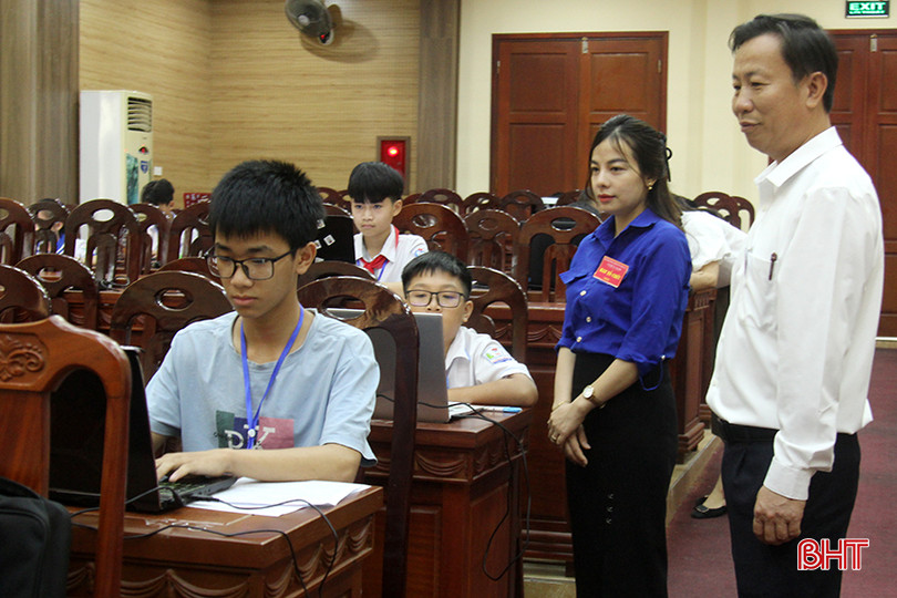 Hội thi Tin học trẻ huyện Nghi Xuân lần thứ XV 1.jpg