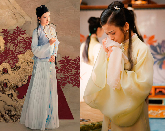 Tạo hình của Trương Miểu Di ở "Hồng lâu mộng: Kim ngọc lương duyên". Ảnh: Mtime Tạo hình của Trương Miểu Di ở "Hồng lâu mộng: Kim ngọc lương duyên". Ảnh: Mtime