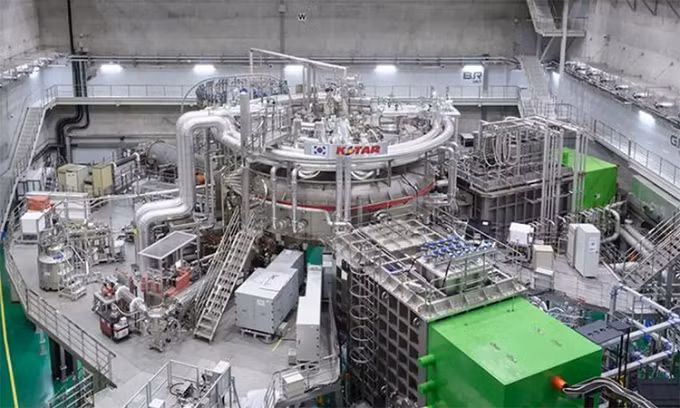 Lò phản ứng nhiệt hạch KSTAR của Hàn Quốc. Ảnh: KFE.