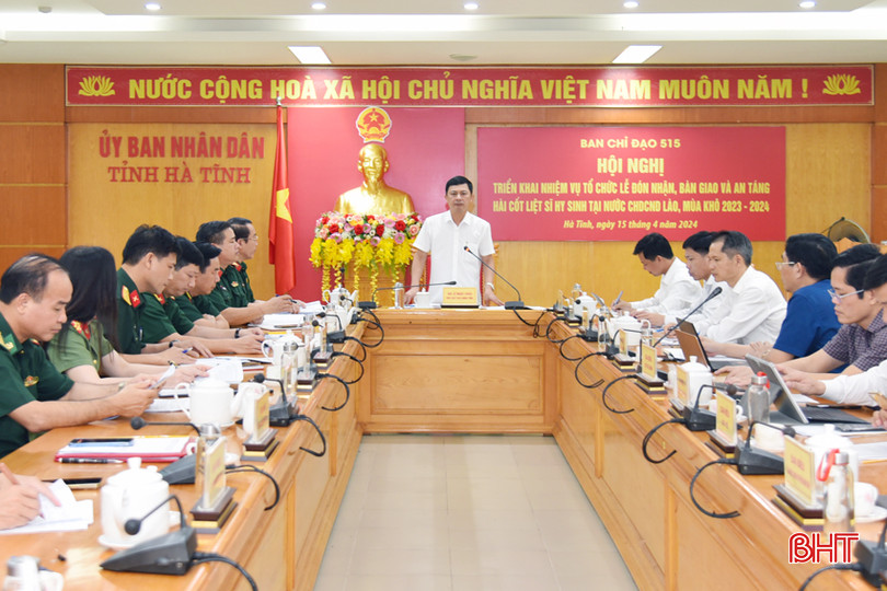 Phó Chủ tịch UBND tỉnh Lê Ngọc Châu chủ trì hội nghị. 2.JPG