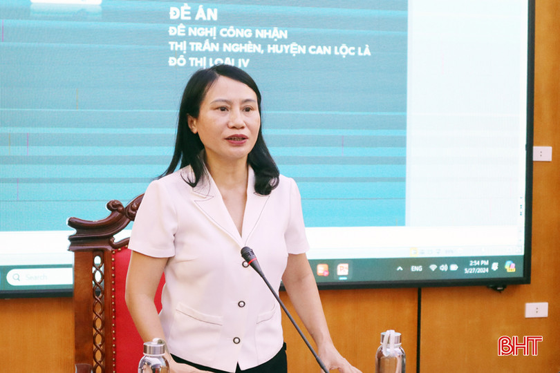 Trưởng ban Pháp chế HĐND tỉnh Nguyễn Thị Nhuần kết luận cuộc làm việc. IMG_3630.JPG