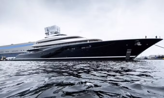 Siêu du thuyền Dự án 821 mất 5 năm để hoàn thành. Ảnh: Feadship