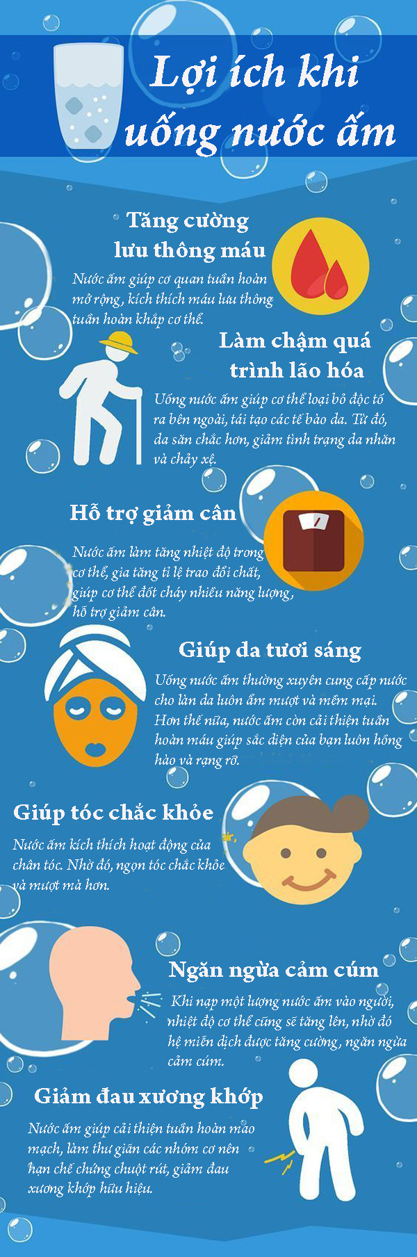 Uống nước ấm khi trời lạnh giúp cơ thể thu được 7 lợi ích