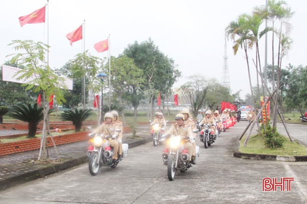 Hà Tĩnh ra quân tấn công, trấn áp tội phạm, đảm bảo ATGT dịp Tết