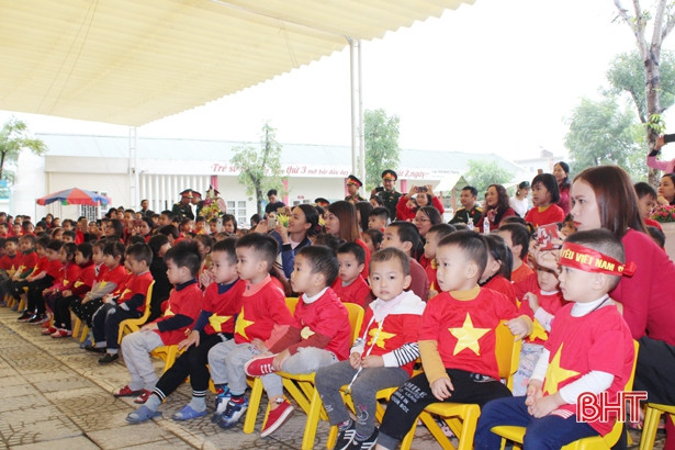 Mầm non iSchool Hà Tĩnh sôi nổi với chương trình “Chúng tôi là chiến sỹ”