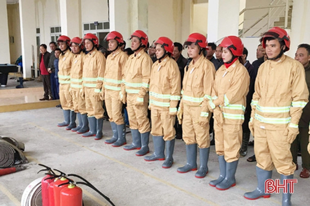 Tập huấn PCCC&CNCH cho cộng đồng tại phường Kỳ Trinh