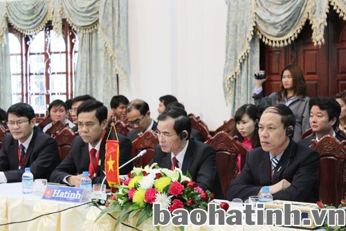 Phó Chủ tịch Thường trực UBND tỉnh Hà Tĩnh Trần Minh Kỳ: Trong xu thế toàn cầu hóa, việc liên kết các vùng, các nước trong khu vực là hết sức cần thiết Phó Chủ tịch Thường trực UBND tỉnh Hà Tĩnh Trần Minh Kỳ: Trong xu thế toàn cầu hóa, việc liên kết các vùng, các nước trong khu vực là hết sức cần thiết