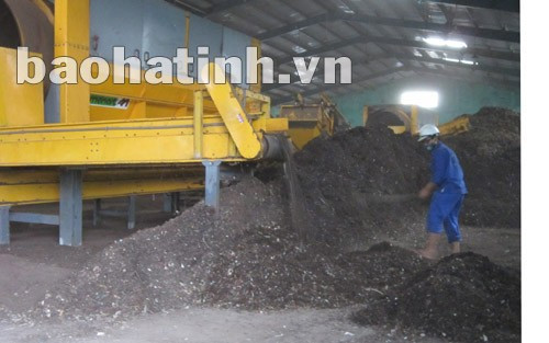 Từ đầu năm đến nay, có khoảng 2.000 tấn phân hữu cơ được chế biến từ rác thải sinh hoạt.