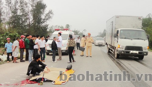 Hiện trường vụ tai nạn