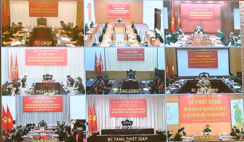 Quân đội cùng cả nước chung sức, đồng lòng chiến thắng đại dịch COVID-19