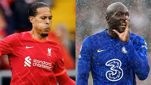 Van Dijk vs Lukaku, siêu trung vệ đối đầu siêu tiền đạo