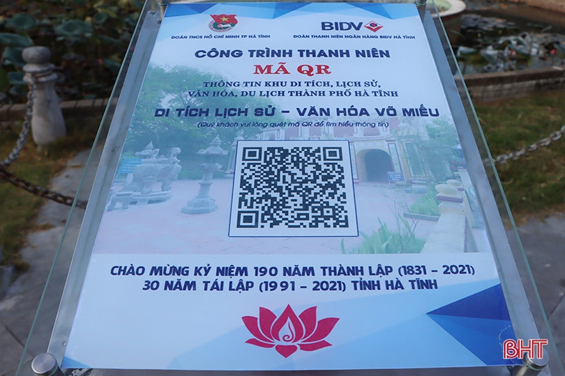 Thành đoàn Hà Tĩnh ra mắt mã QR di tích lịch sử, văn hóa, du lịch và tra cứu tuyến đường