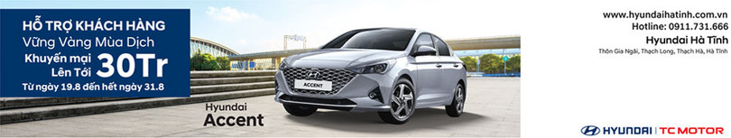 Hyundai mở chương trình khuyến mại dành riêng cho khu vực Hà Tĩnh