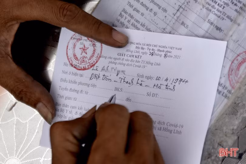 Kiểm soát chặt phương tiện trên “luồng xanh” ra, vào địa bàn TX Hồng Lĩnh