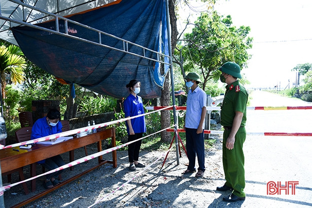 Huyện Kỳ Anh kiểm soát chặt các nguy cơ, ngăn dịch xâm nhập vào địa bàn