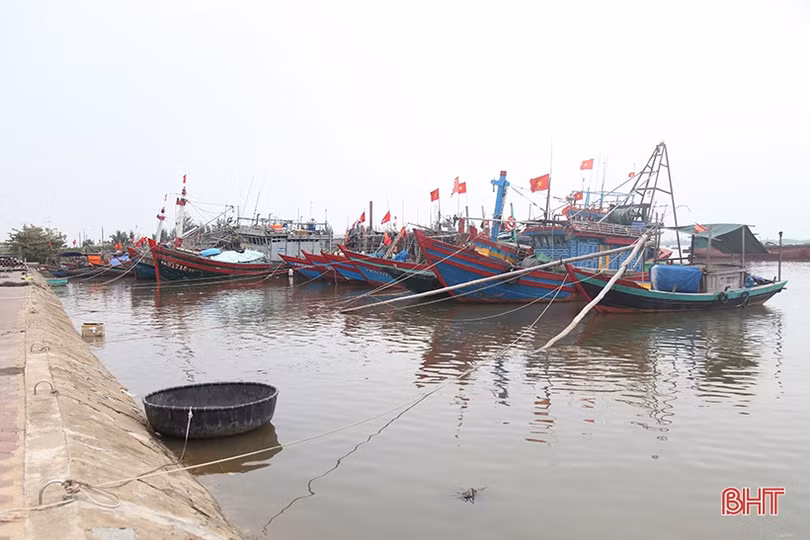 Gần 4.000 tàu thuyền Hà Tĩnh vào nơi tránh trú bão số 7 an toàn