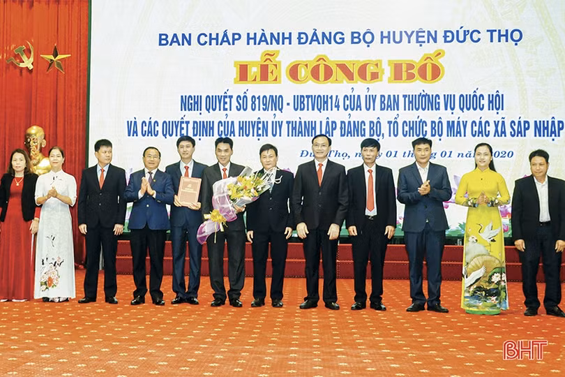 Sắp xếp, tinh gọn bộ máy ở Đức Thọ mỗi năm tiết kiệm gần 50 tỷ đồng
