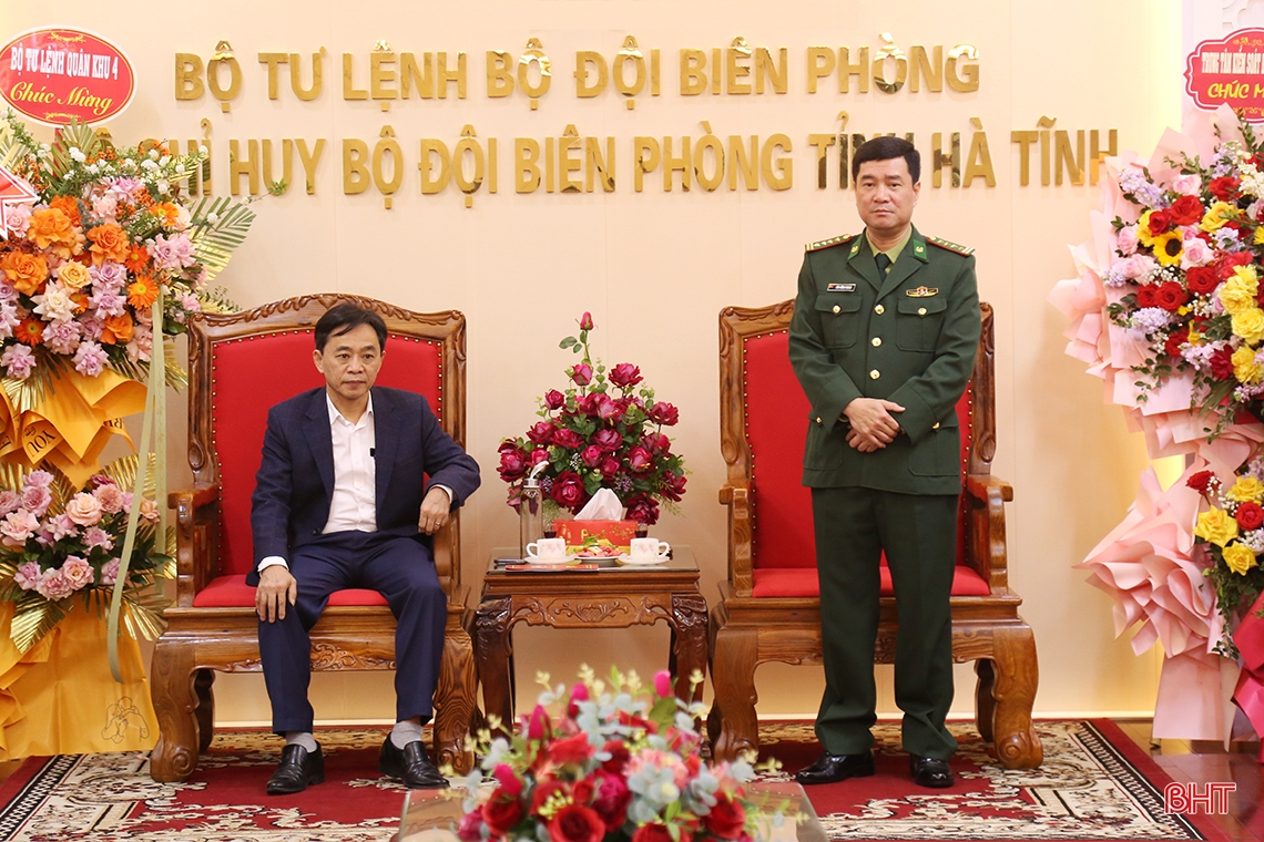 Lãnh đạo Hà Tĩnh chúc mừng ngày truyền thống Bộ đội Biên phòng
