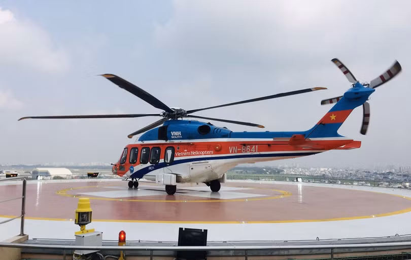Khai thác tour “Ngắm TP Hồ Chí Minh từ trên cao” bằng máy bay trực thăng vào dịp 30/4-1/5