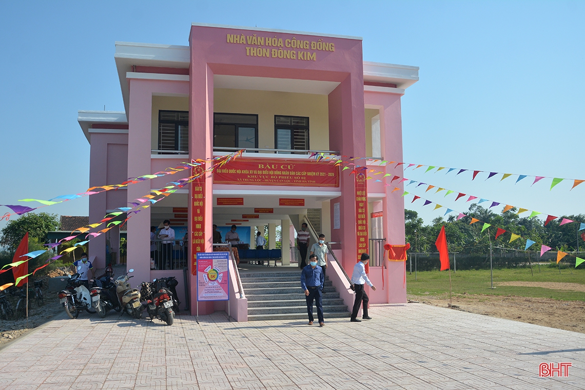 Cận cảnh những nhà văn hóa cộng đồng kết hợp tránh trú bão, lũ ở Hà Tĩnh