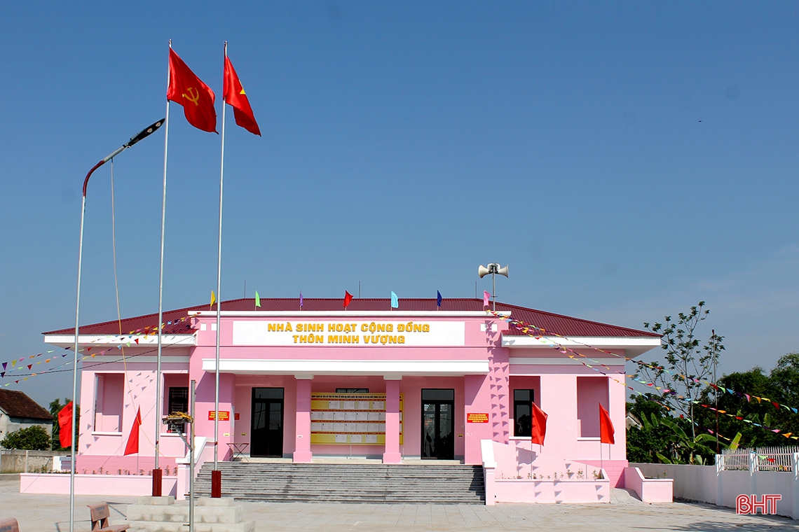 Cận cảnh những nhà văn hóa cộng đồng kết hợp tránh trú bão, lũ ở Hà Tĩnh