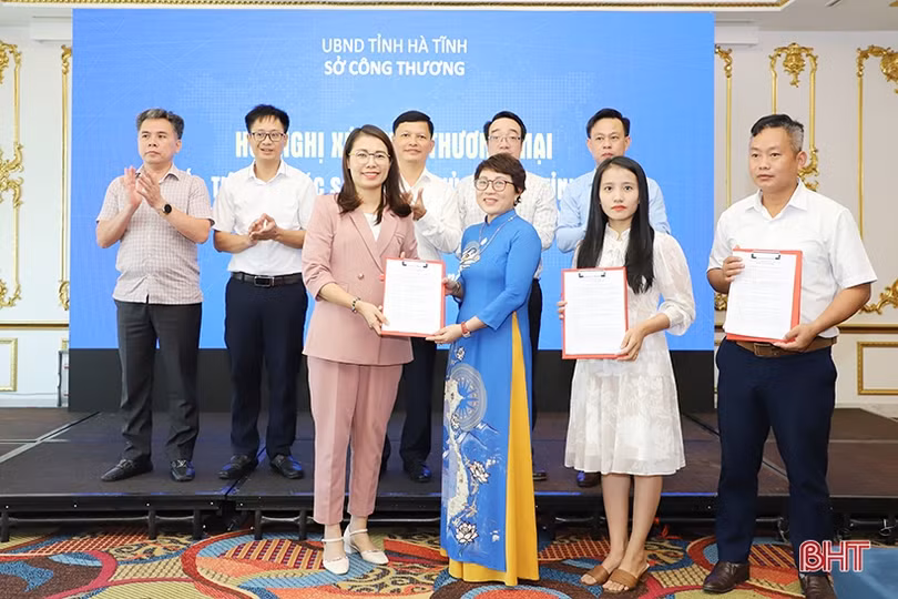 Kết nối tiêu thụ, đưa sản phẩm Hà Tĩnh vào các hệ thống phân phối lớn
