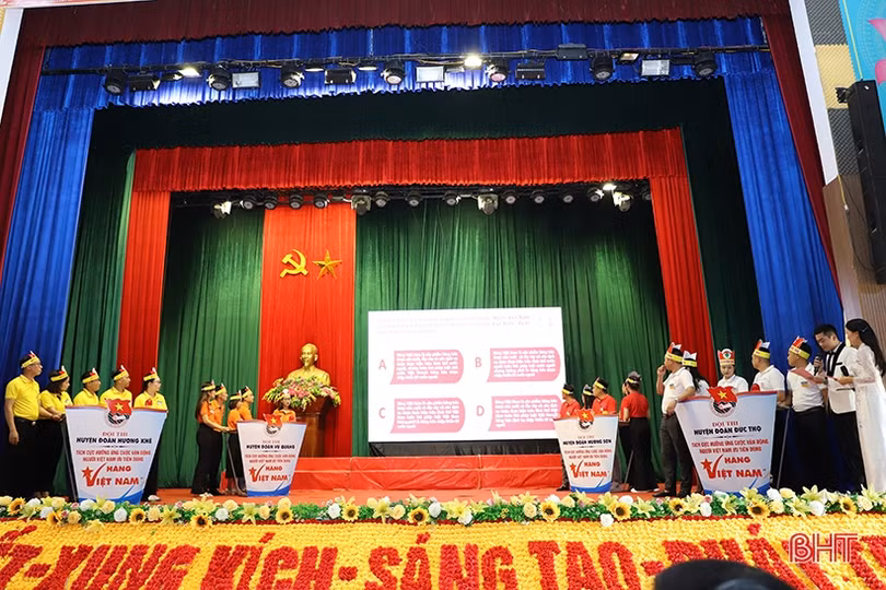 Học sinh Can Lộc sôi nổi tìm hiểu kiến thức sử dụng năng lượng