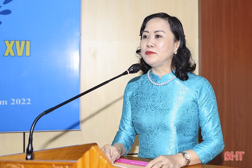 Bà Nguyễn Thị Lệ Hà giữ chức Chủ tịch Hội LHPN tỉnh Hà Tĩnh