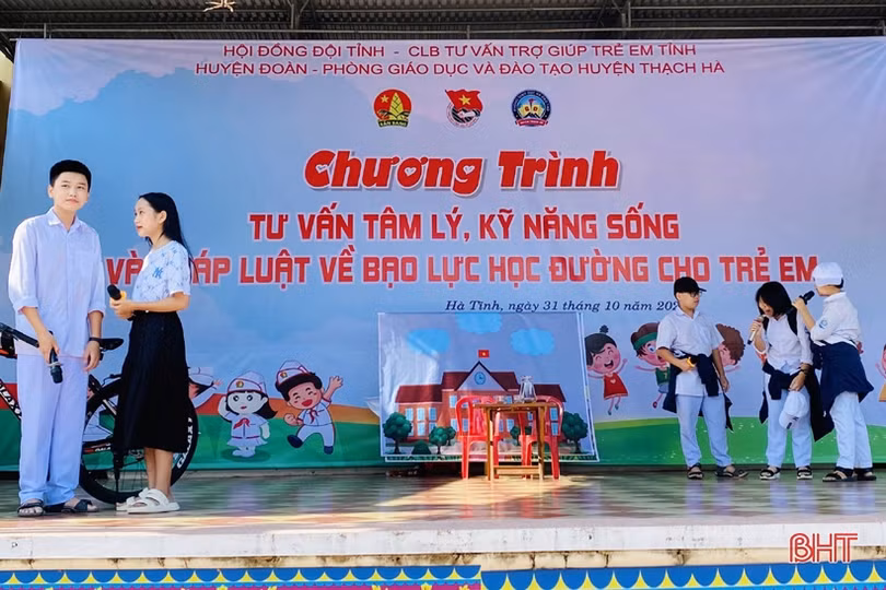 Tư vấn pháp luật về bạo lực học đường cho trẻ em Hà Tĩnh