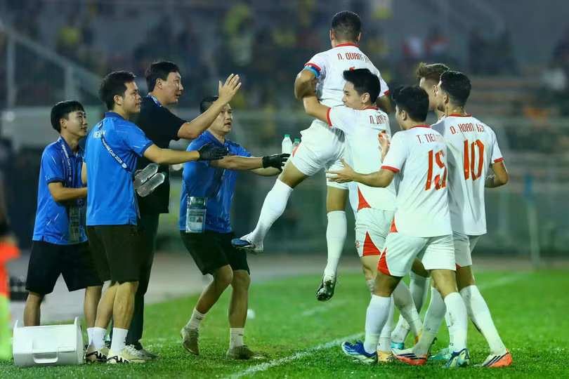 Tuyển Việt Nam nắm lợi thế lớn. Ảnh: Minh Chiến.