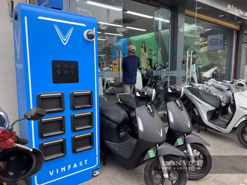 Xe máy điện đổi pin được nhiều người lựa chọn.