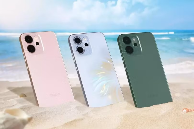 Reno 14F, smartphone tầm trung của Oppo. Ảnh: Oppo