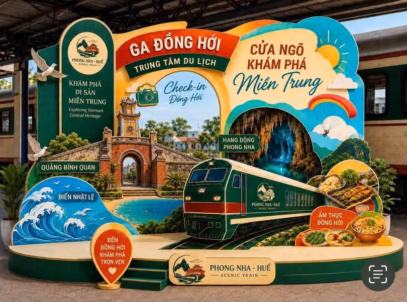 Tàu di sản Huế - Phong Nha giảm 50% tuần lễ khai trương.